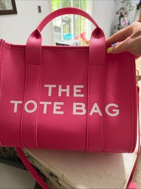 Pink 'The Tote Bag' Structured Tote Bag